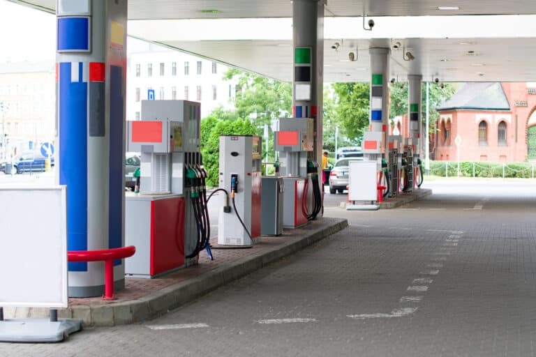 gas station in сity