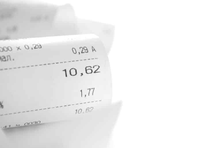 receipt paper